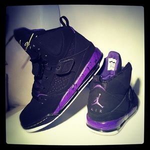 Jordan Flights 45 High Black and Purple Brand new ‼️SALE‼️